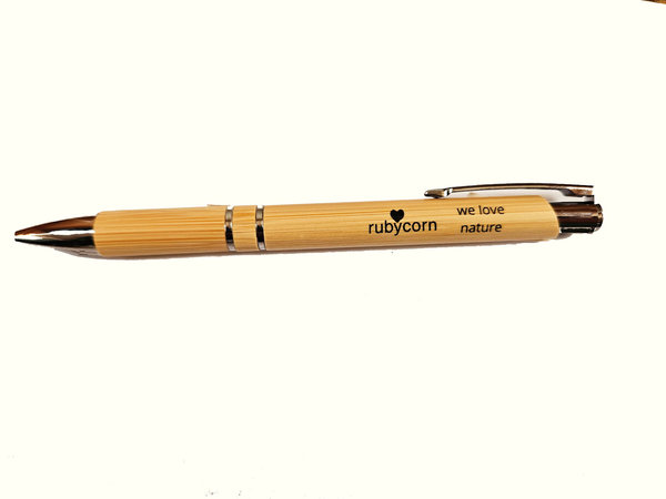 Bambus Kugelschreiber rubycorn Kollektion