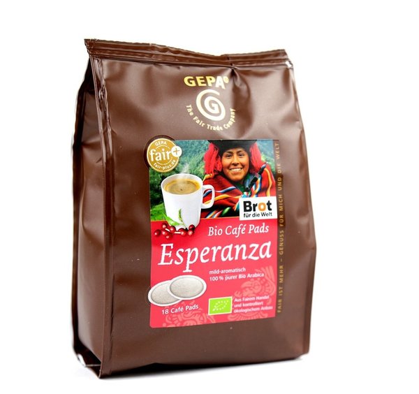 BIO Kaffeepads Esperanza  Mexiko Fair Trade