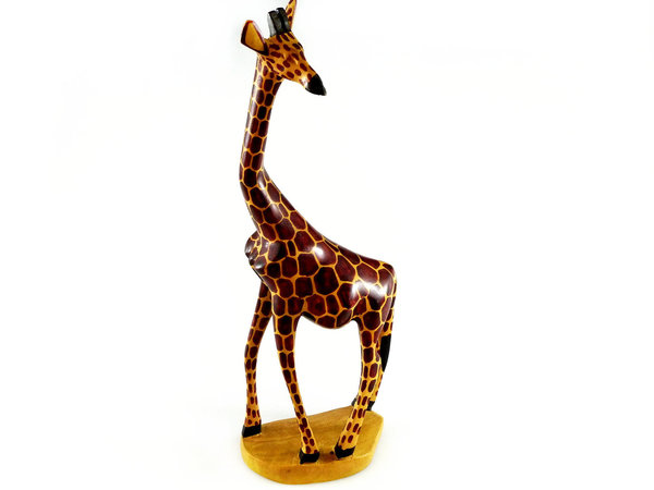 Deko Giraffe Gelbholz Fair Trade